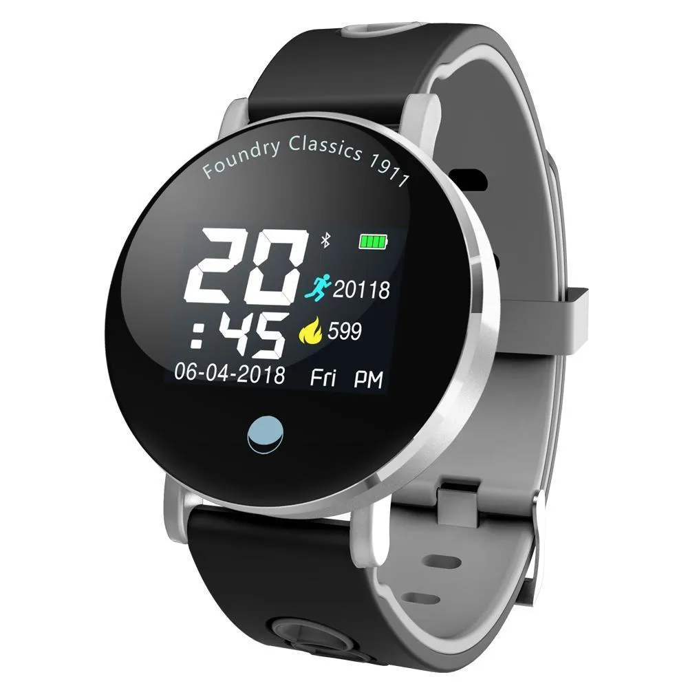 New IP68 Waterproof Bluetooth Fitness Tracker TFT Colour Screen Smartwatch For Android IOS