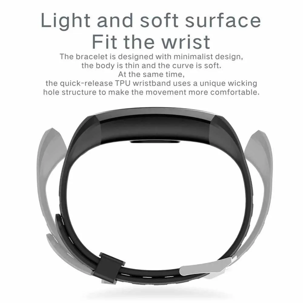 New Waterproof Fitness Bracelet Activity Tracker Digital Wrist Smartwatch For iPhone Samsung Xiaomi