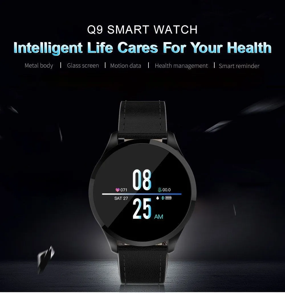 New Waterproof Fitness Tracker Smart Watch Heart Rate Blood Pressure Monitor Smartwatch For iPhone Android