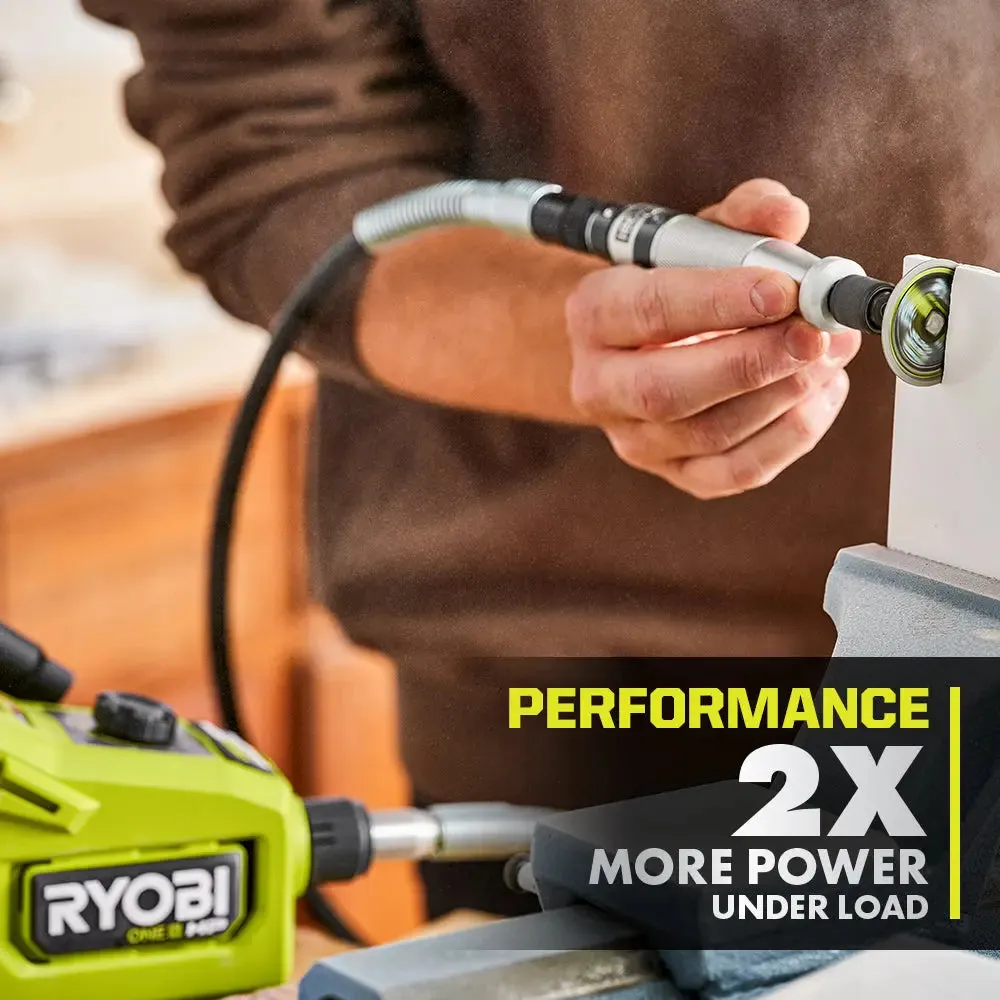 Open Box -  RYOBI ONE  HP 18V Brushless Cordless Rotary Tool Kit with 2.0 Ah HIGH PERFORMANCE Battery and Charger