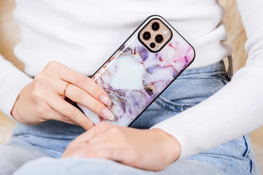 Pastel Canyon Marble Battery Case