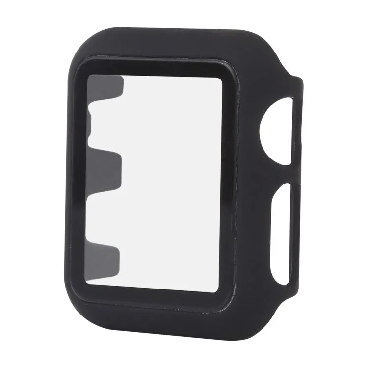 PC   Glass Protective Case for Apple Watch Series 5 & 4 40mm(Black)