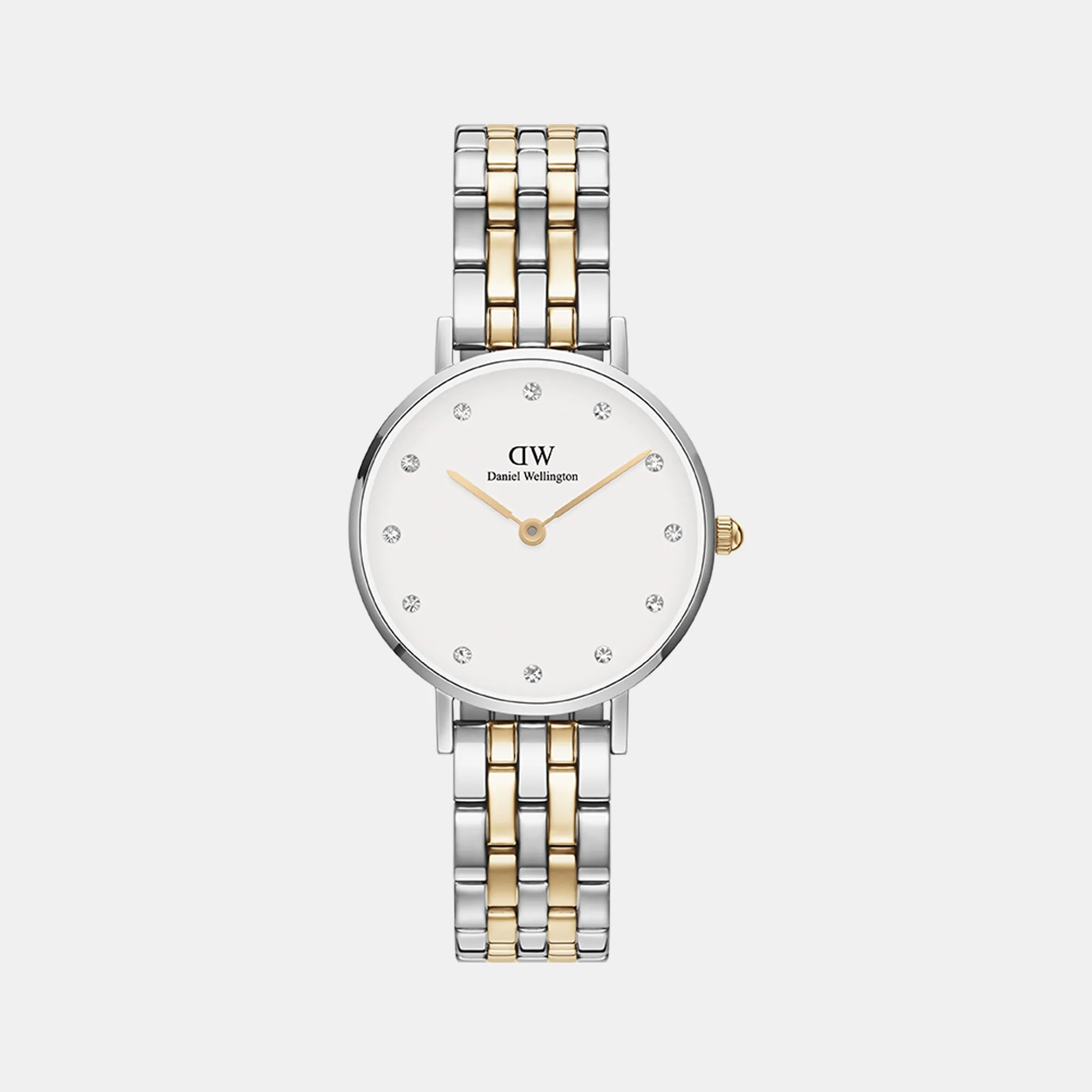 Petite Women's White Analog Stainless Steel Watch DW00100616K