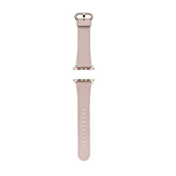 Pink Genuine Leather Apple Watch Band 粉色真皮Apple 錶帶