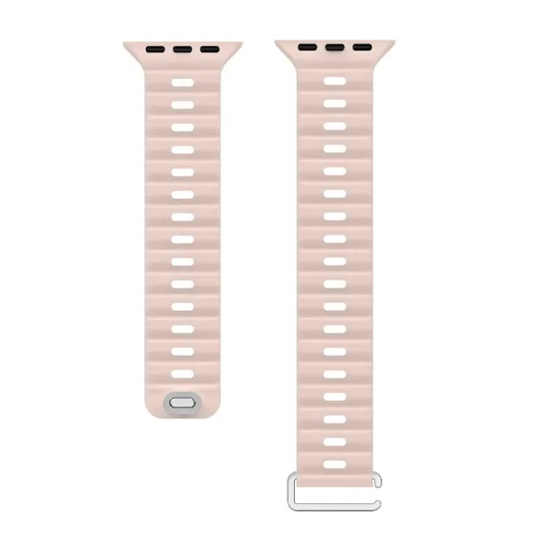 Pink Silicone Apple Watch Band 粉紅色矽膠 Apple 錶帶 KCWATCH1236