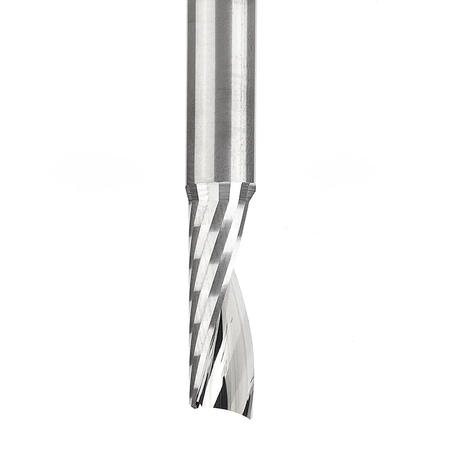 Plastic Cutting Spiral 'O' Flute Router Bit | 1⁄4 Dia x 3⁄4 x 1⁄4" Shank Up-Cut | 51404 | 738685514047