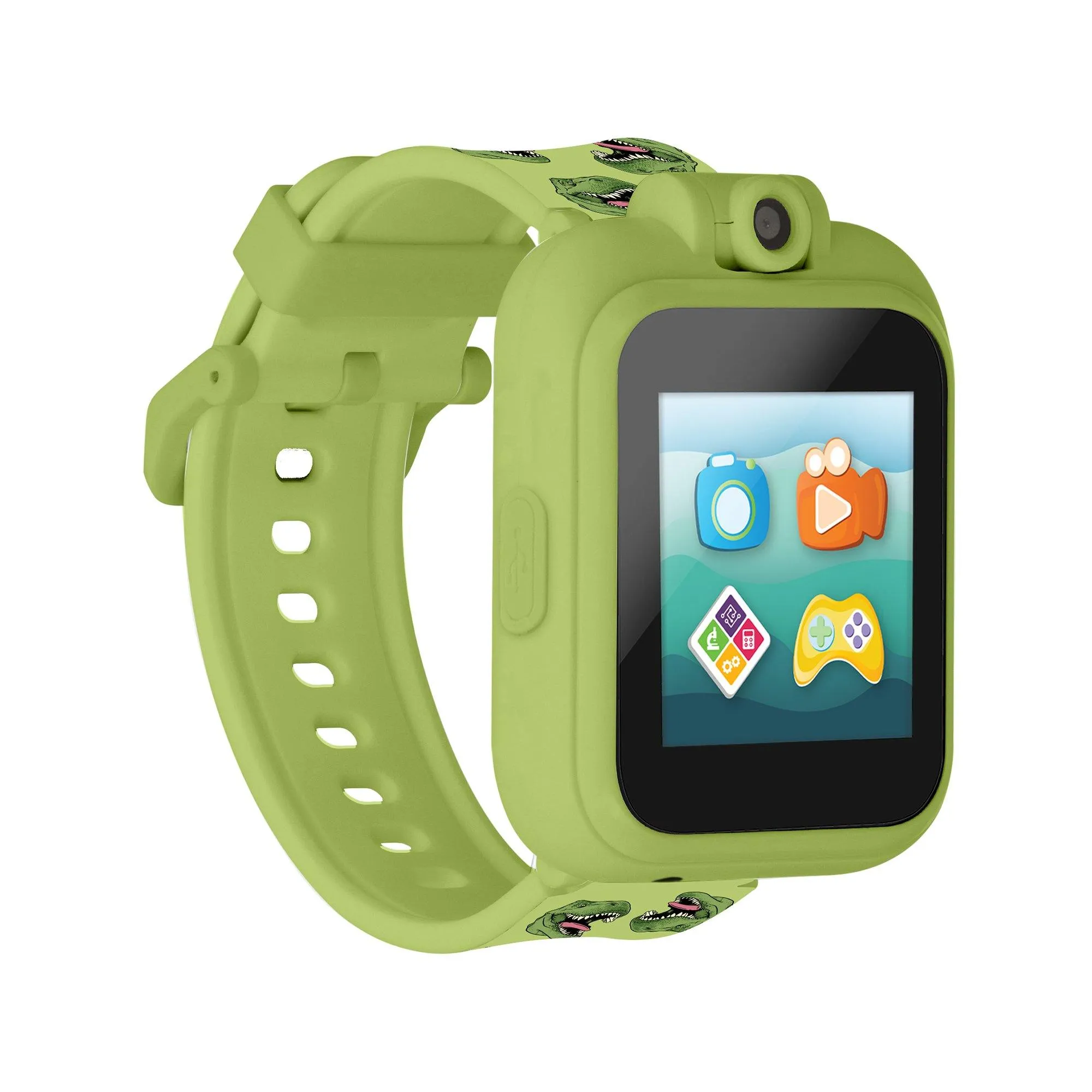 PlayZoom 2 Kids Smartwatch: Green Dinosaur Print