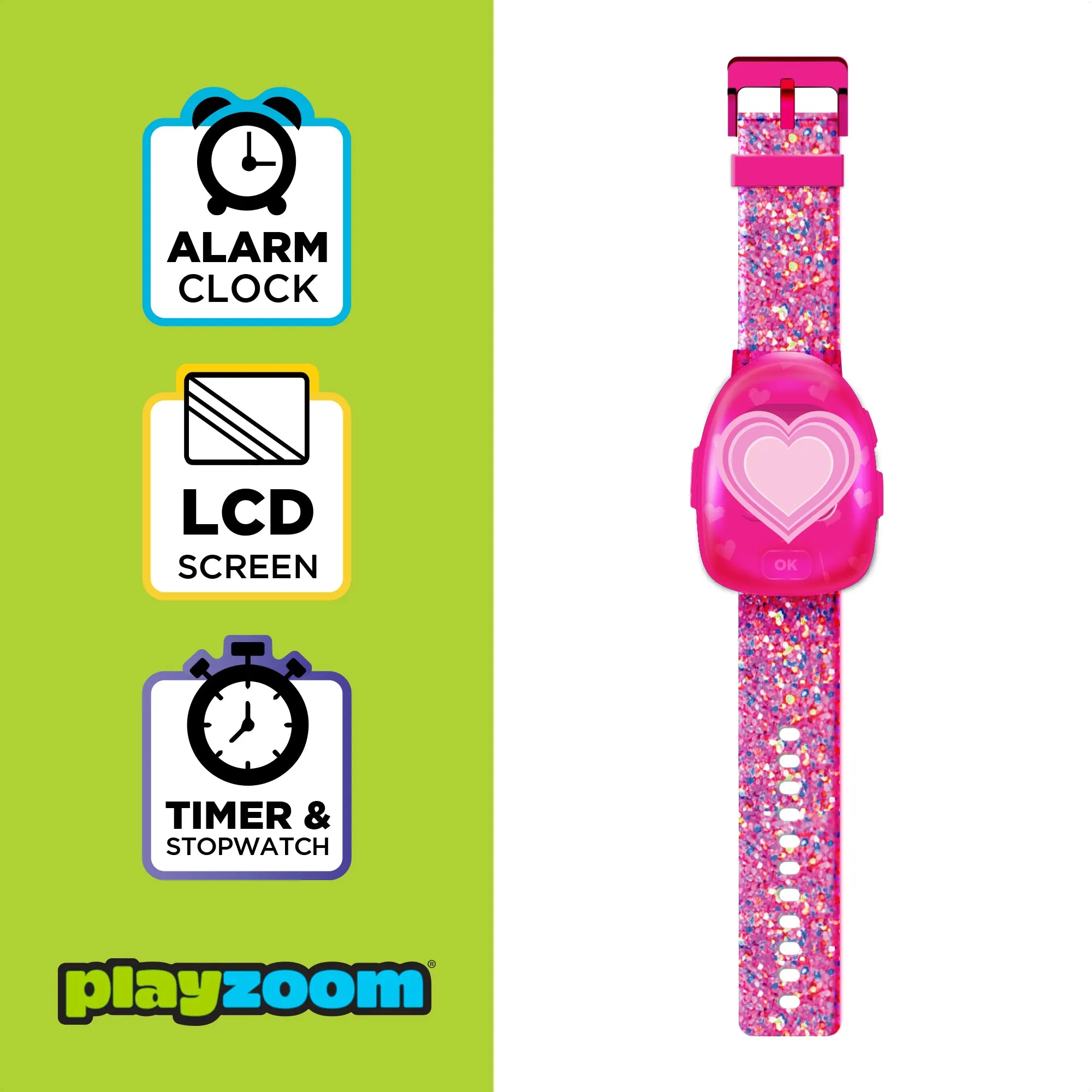 PlayZoom Hearts Smartwatch: Pink Hearts