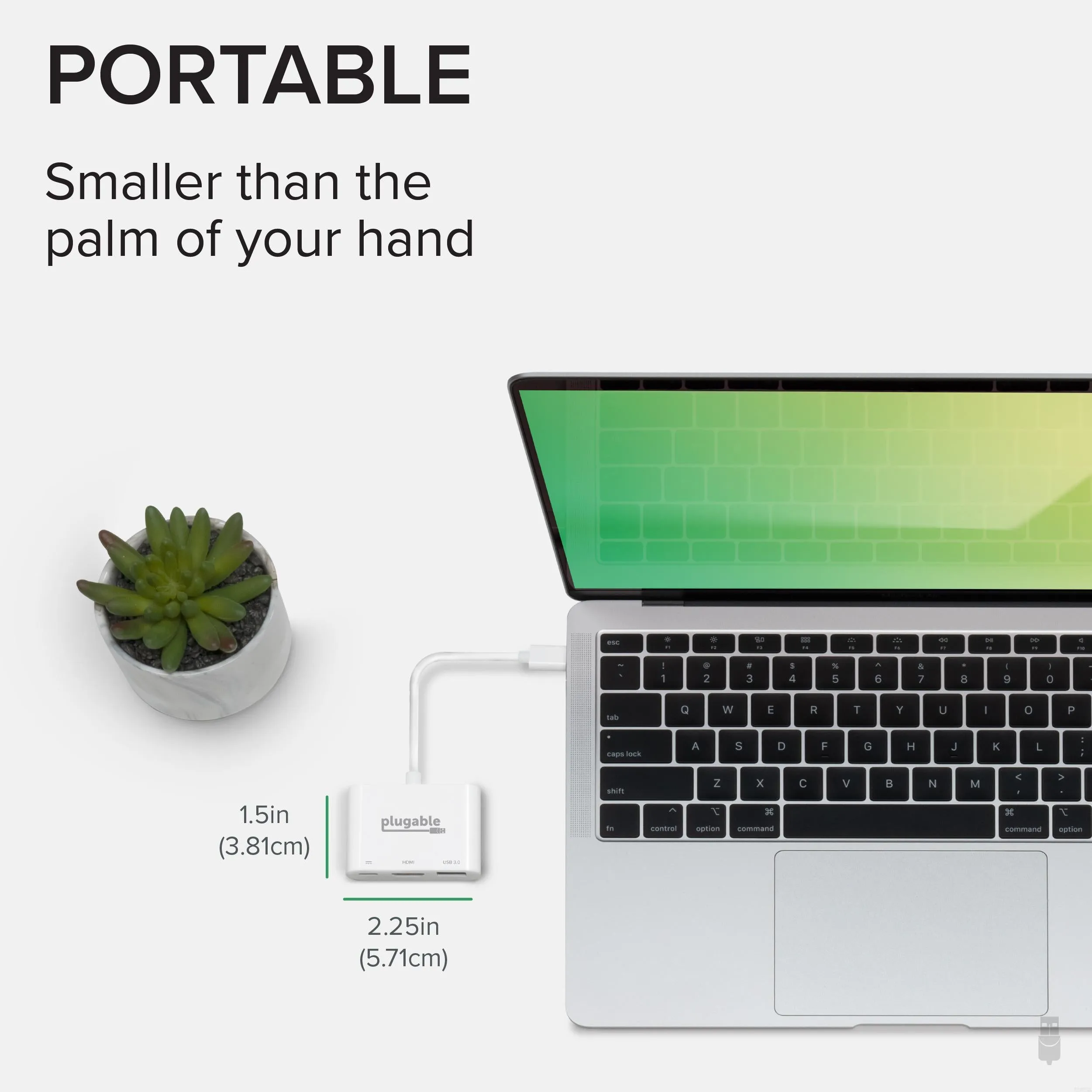 Plugable USB-C Multiport Adapter (USBC-MD101)