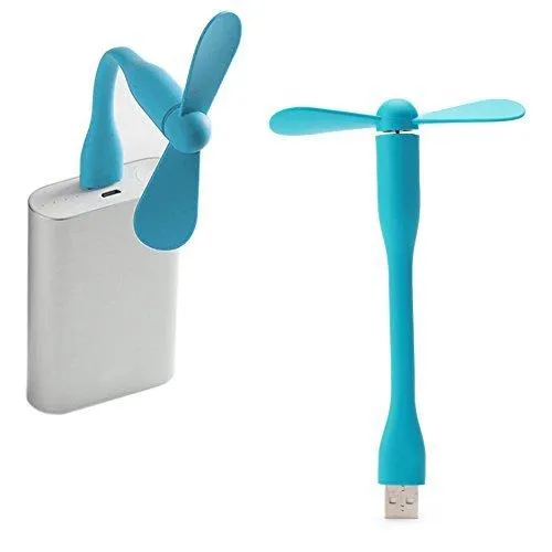 Portable USB Fan, Compatible with Any USB Port Like Laptop/ Computer/ Power Bank/ Adapter -