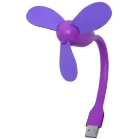 Portable USB Fan, Compatible with Any USB Port Like Laptop/ Computer/ Power Bank/ Adapter -