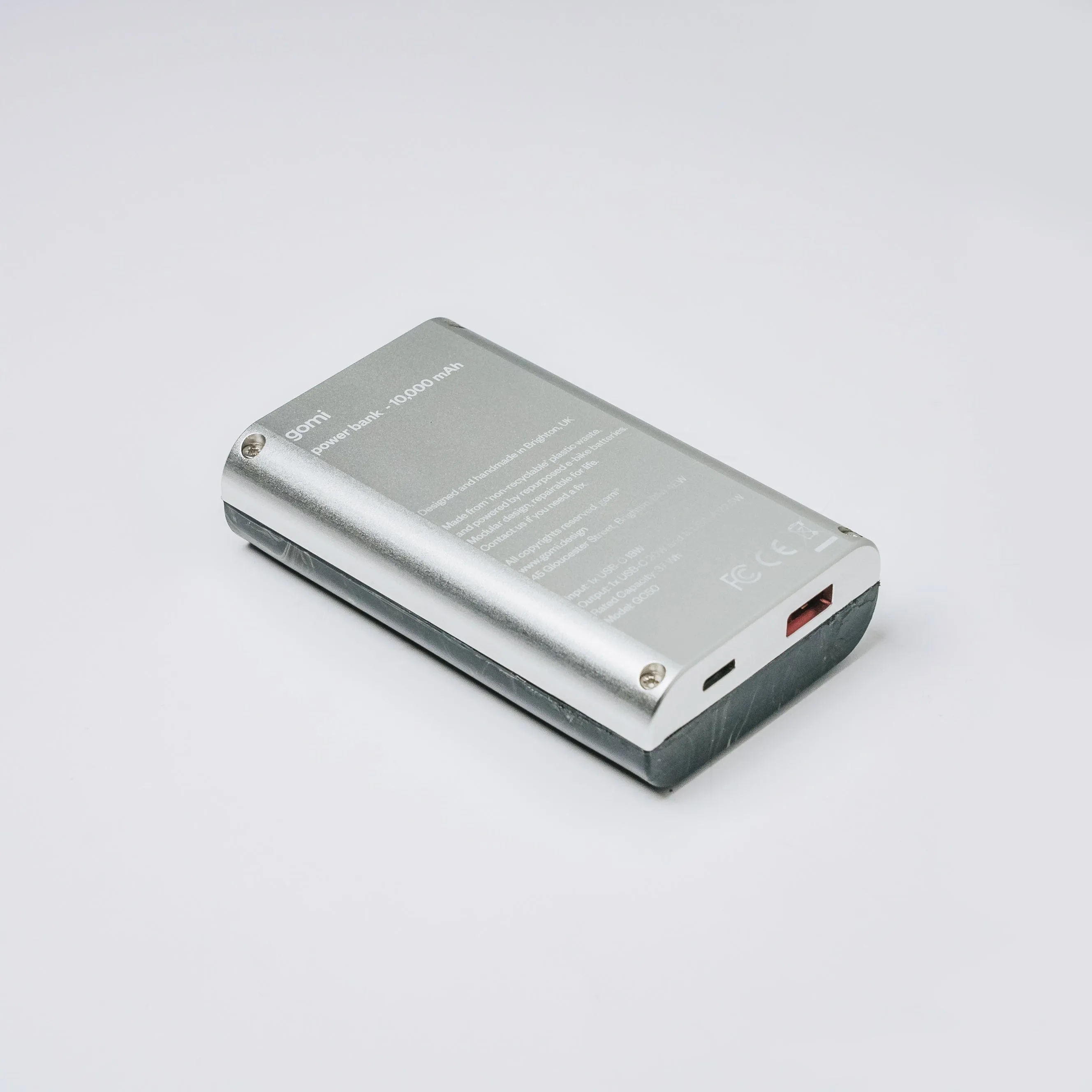 Power Bank Made From Recycled Plastic - By gomi