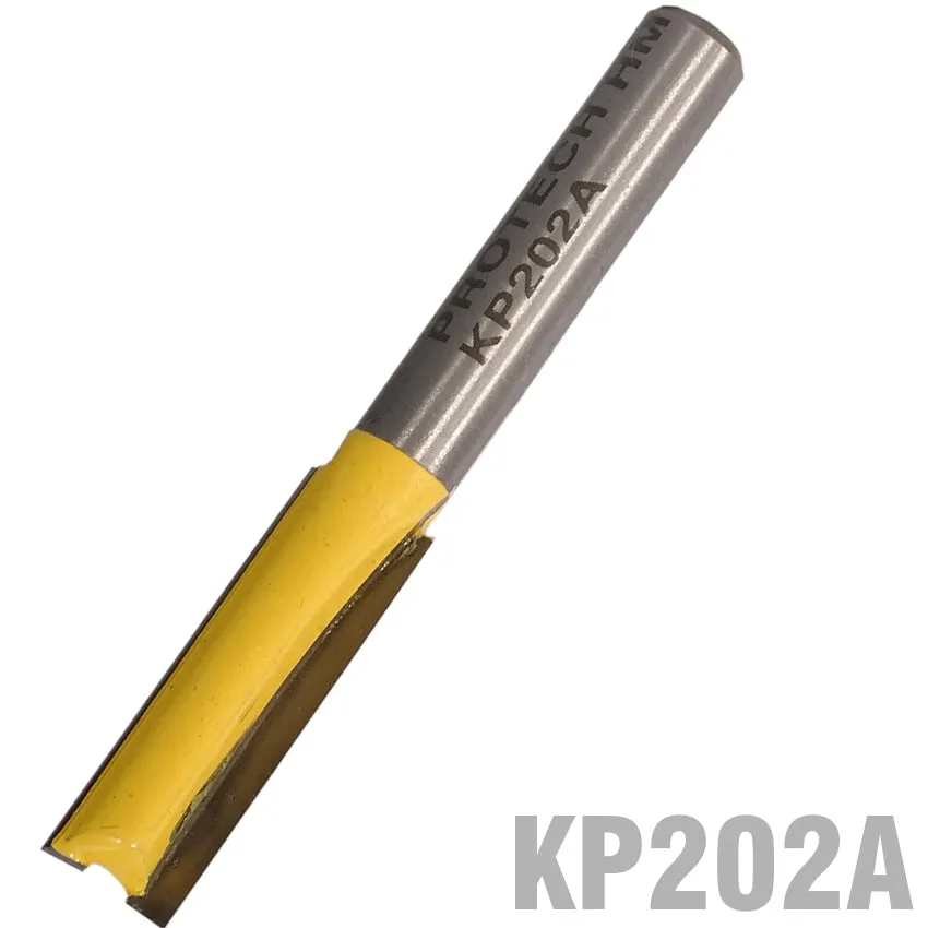 PRO-TECH STRAIGHT BIT 5/16' (7.9MM) X 1'(25.4MM) TWO FLUTE LONG 1/4' SHANK KP202A