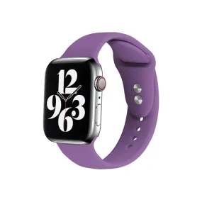 Purple Silicone Apple Watch Band 紫色矽膠 Apple 錶帶 KCWATCH1311