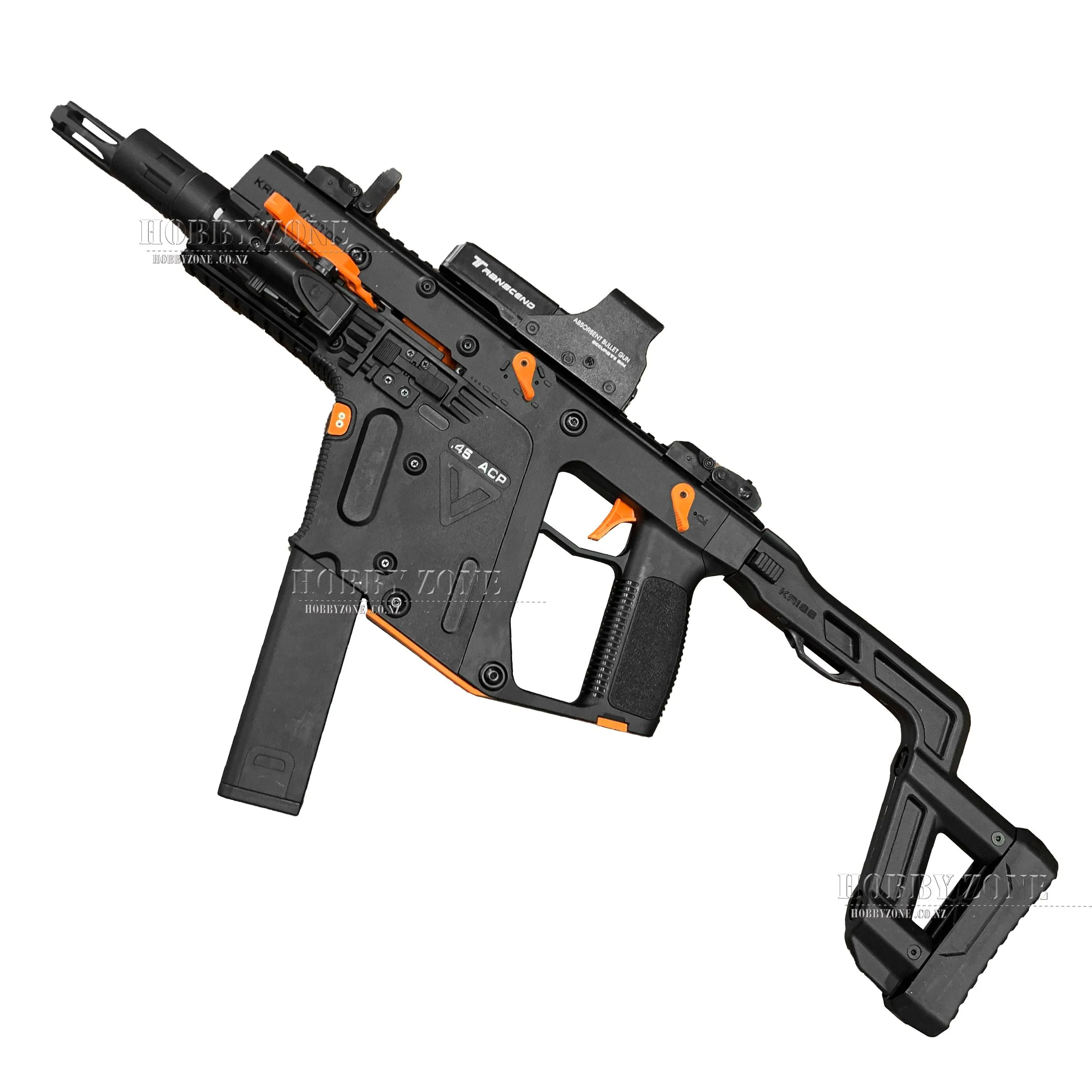 "Halloween Swirls" LH Super Kriss Vector V2 Gel Ball Blaster [ID Check R18   Requires Any One Membership: Airsoft, Paintball, or NZDA]