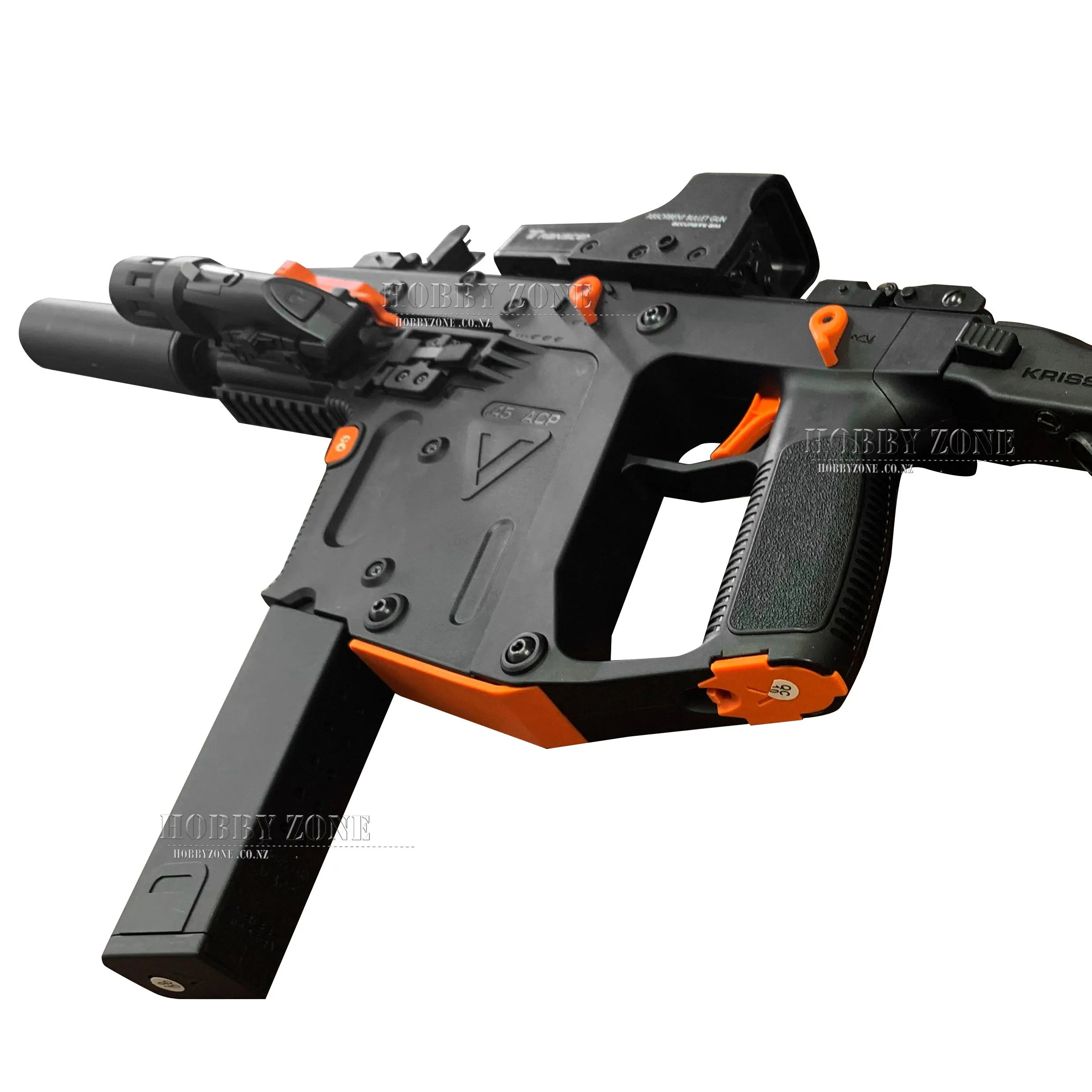 "Halloween Swirls" LH Super Kriss Vector V2 Gel Ball Blaster [ID Check R18   Requires Any One Membership: Airsoft, Paintball, or NZDA]