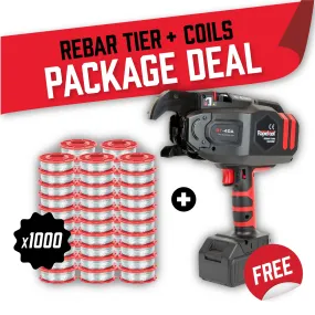 Rapid Tool Package Deal FREE RT-40A 40mm Rebar Tying Machine   1,000 Coils