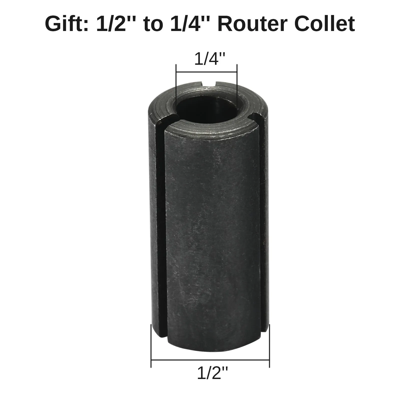 RB03A, 1/4'' Shank, 3-Flute, φ24mm Cutting Diameter, Spoilboard Surfacing, 3pcs Router Bits,