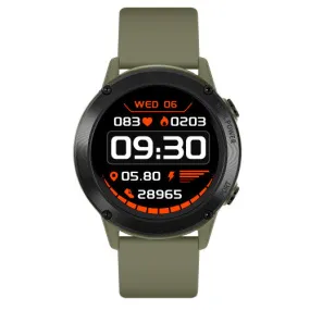 Reflex Active  Series 18 | Khaki Sili Strap GPS Smart Watch