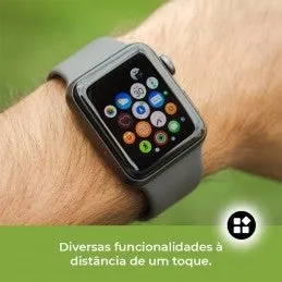 Relógio Smartwatch HW Pro Medição de Pulsação - Pressão Arterial - Oxigénio