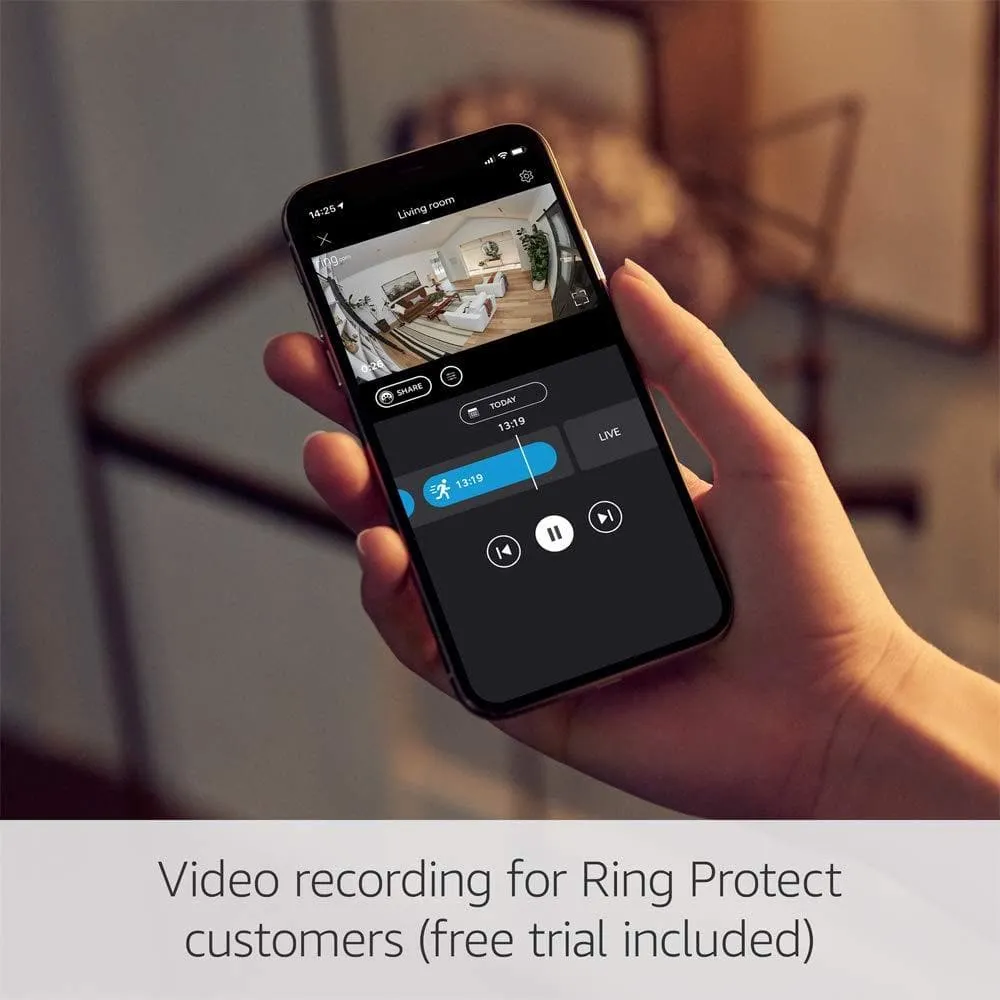 Ring Indoor Cam Security Camera - White