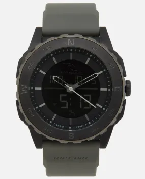 Rip Curl Rival Ana-Digital Rubber Watch-Army