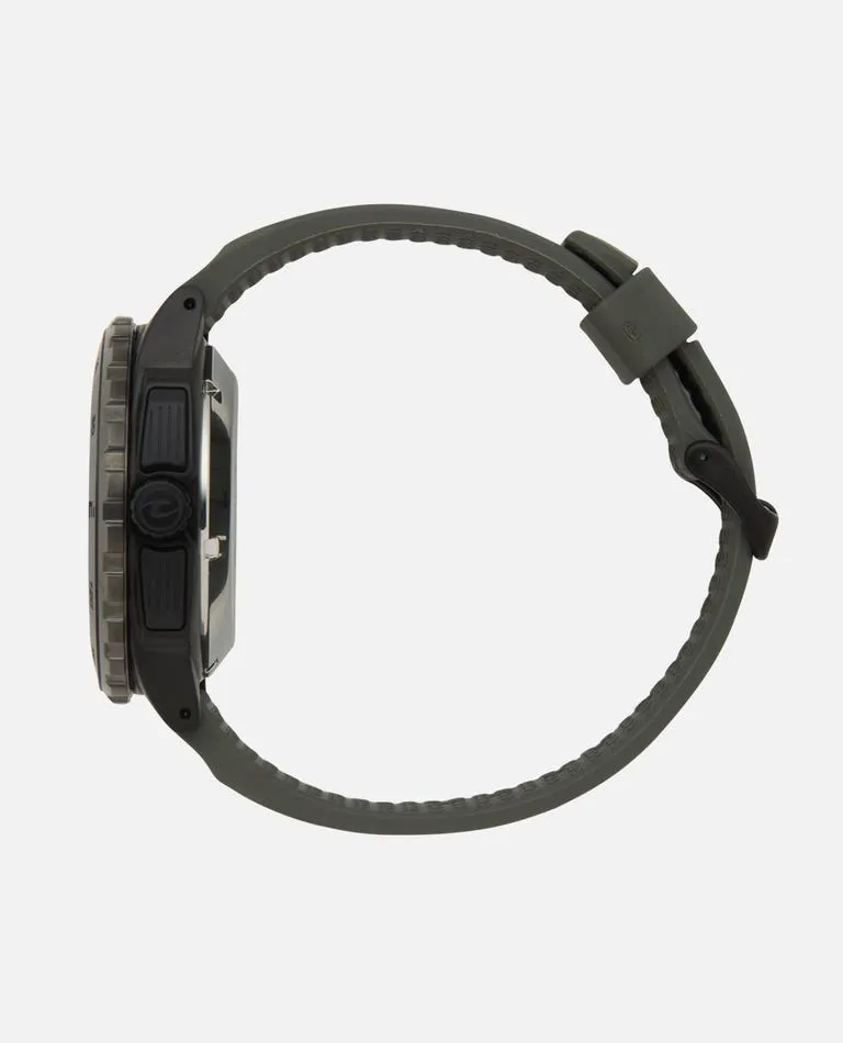 Rip Curl Rival Ana-Digital Rubber Watch-Army