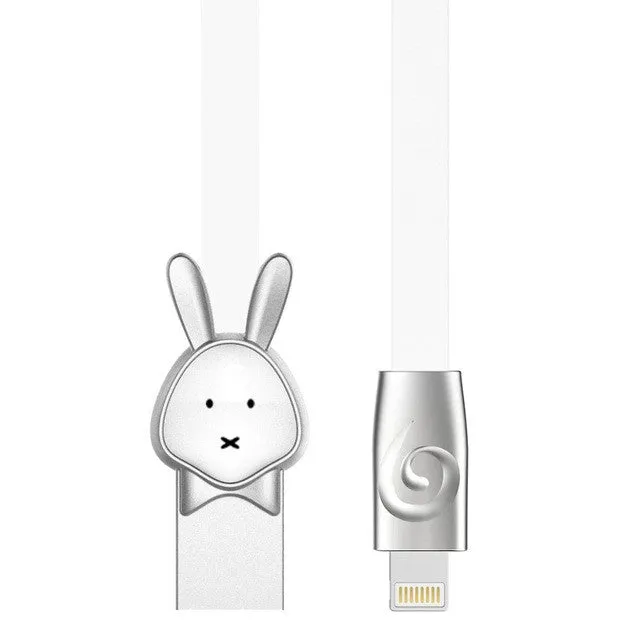 ROCK Zinc Alloy Mascot USB cable for iPhone 7 6 6s 5s for iPad 2 3 4, Tiger/Dog/Dragon/Monkey/Pig cable for IOS phone charger