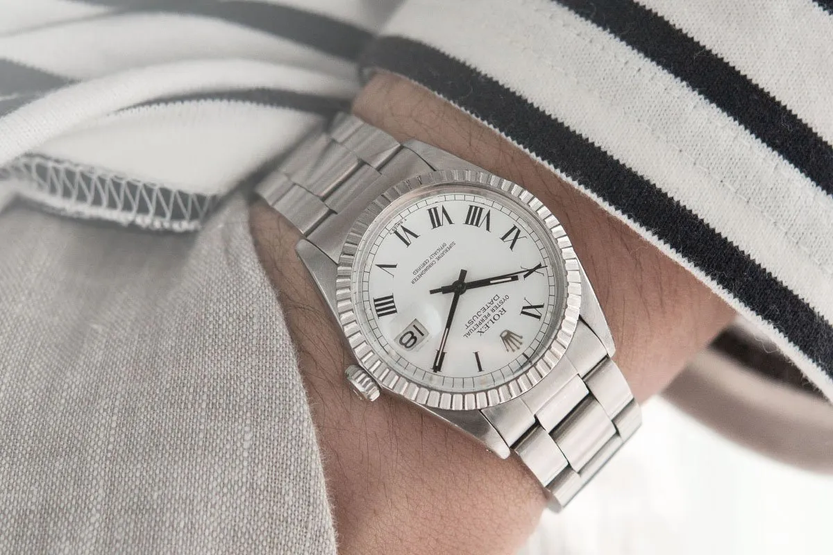 Rolex Datejust Reference 16030 White Buckley Dial