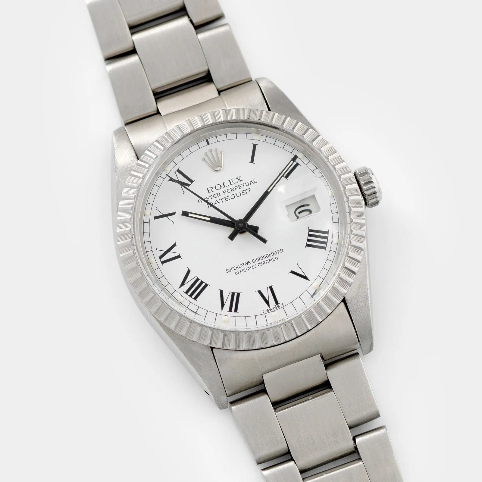 Rolex Datejust Reference 16030 White Buckley Dial