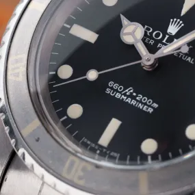 Rolex Submariner 5513 Non-Serif Dial Ghost Bezel