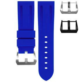 RUBBER STRAP FOR BREITLING AVENGER - GULFSTREAM BLUE