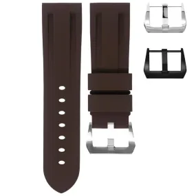 RUBBER STRAP FOR BREITLING BENTLEY MOTORS T - ESPRESSO