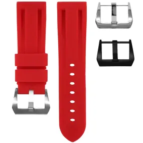 RUBBER STRAP FOR BREITLING PROFESSIONAL - RED