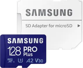 Samsung ProPlus 128GB microSDXC UHS-I Memory Card w/ SD Adapter (MB-MD128KA)