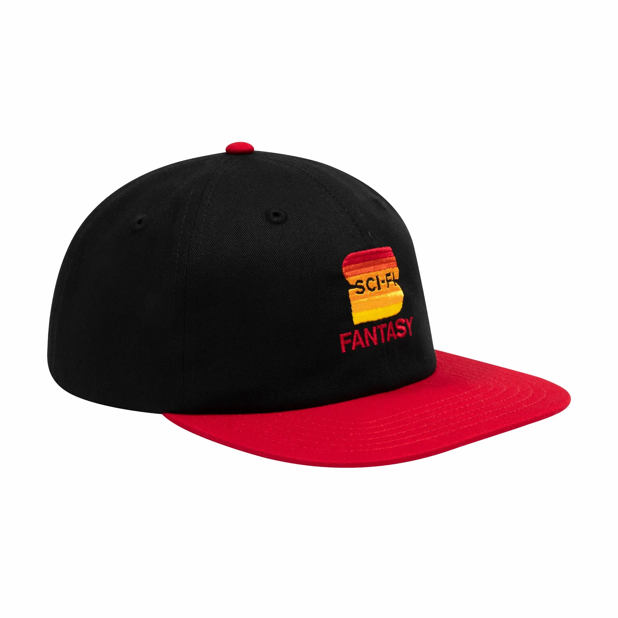 Sci-Fi Fantasy "S" Hat (Black/Red)