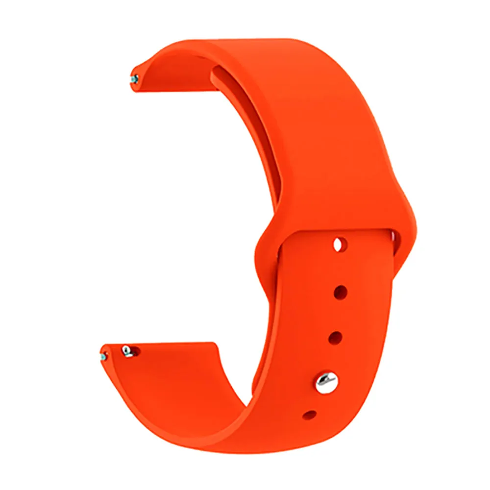 Shop 22mm Silicone band strap for Amazfit GTR 2/GTR 2e-Spicy Orange