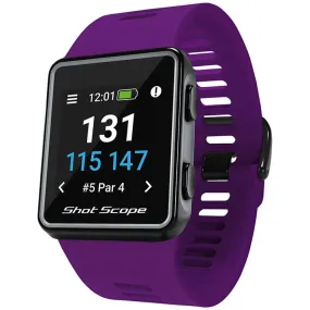 Shot Scope V3 GPS Golf Watch & Performance Tracker - Purple