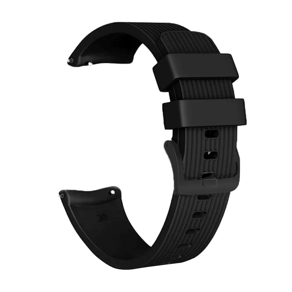 Silicone Strap for Amazfit GTR2/GTR 2E/GTR 47mm -Black