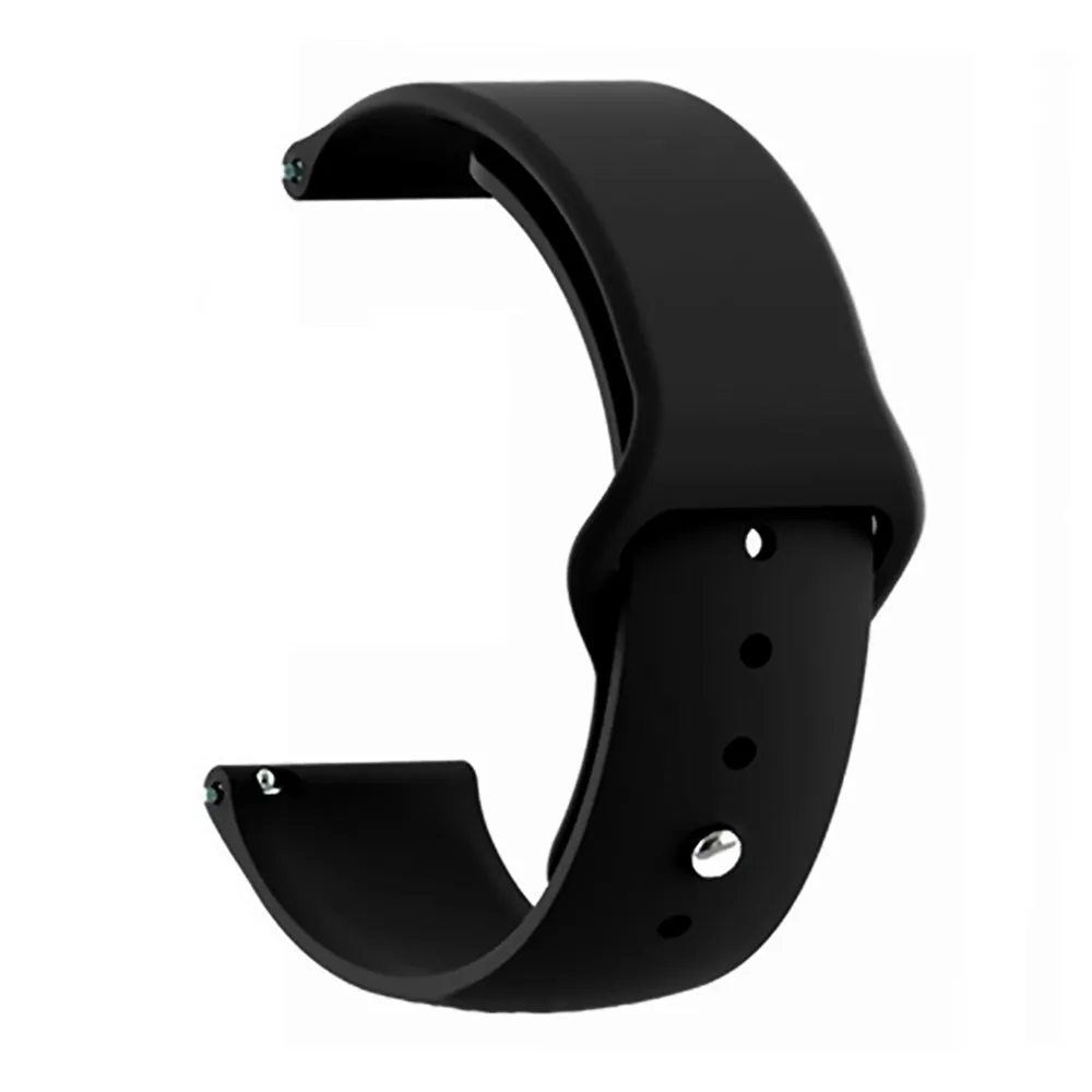 Silicone Strap for Amazfit GTR2/GTR 2E/GTR 47mm -Onyx Black