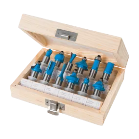 Silverline 12mm TCT Router Bit Set 12pce - 12mm