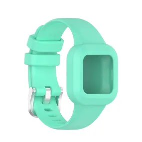 (Size XS) Garmin Vivofit JR 3 silicone strap with pin buckle (joint circumference approx. 135 - 200mm) - turquoise