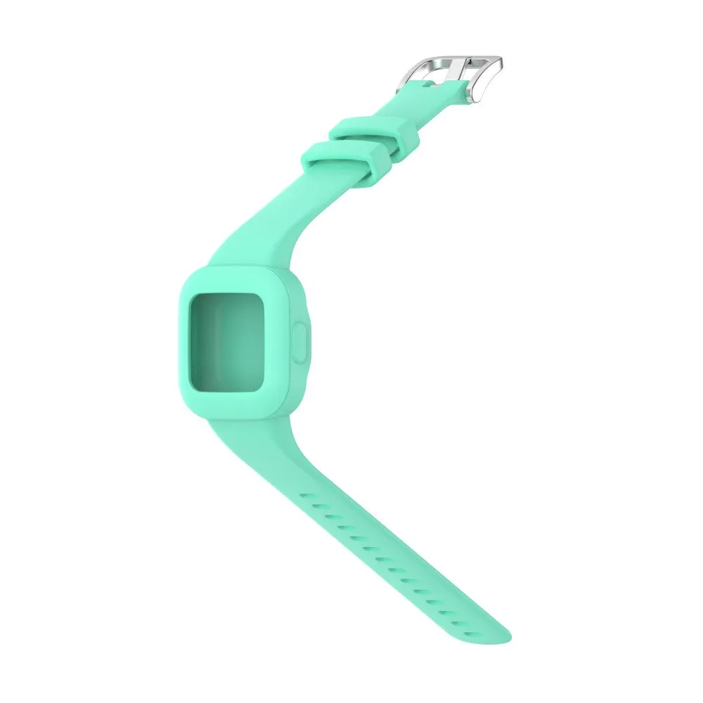 (Size XS) Garmin Vivofit JR 3 silicone strap with pin buckle (joint circumference approx. 135 - 200mm) - turquoise