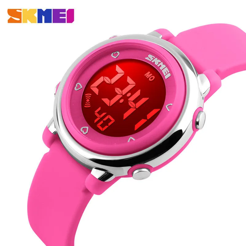 SKMEI Children LED Digital Watch Sports Watches Kids Cartoon Jelly Waterproof Children's Dress Wristwatches Relojes