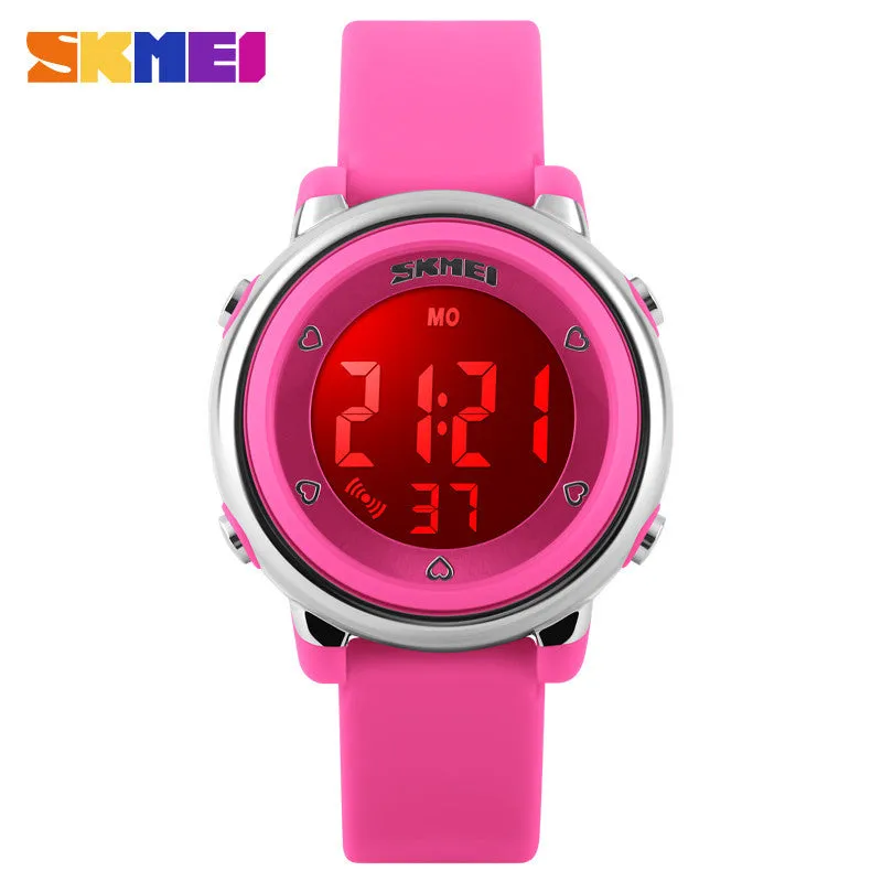 SKMEI Children LED Digital Watch Sports Watches Kids Cartoon Jelly Waterproof Children's Dress Wristwatches Relojes