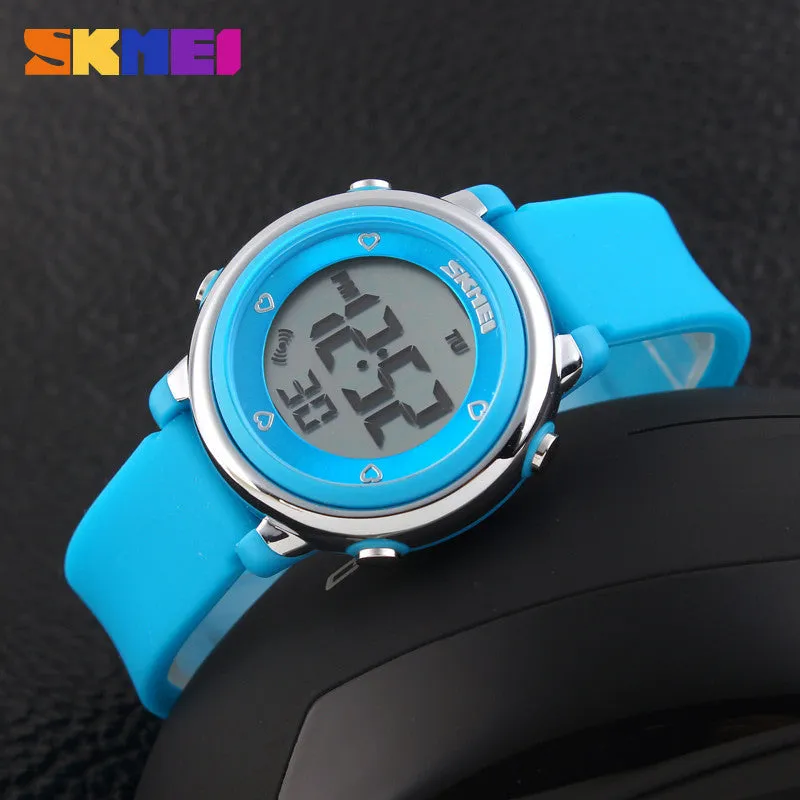 SKMEI Children LED Digital Watch Sports Watches Kids Cartoon Jelly Waterproof Children's Dress Wristwatches Relojes