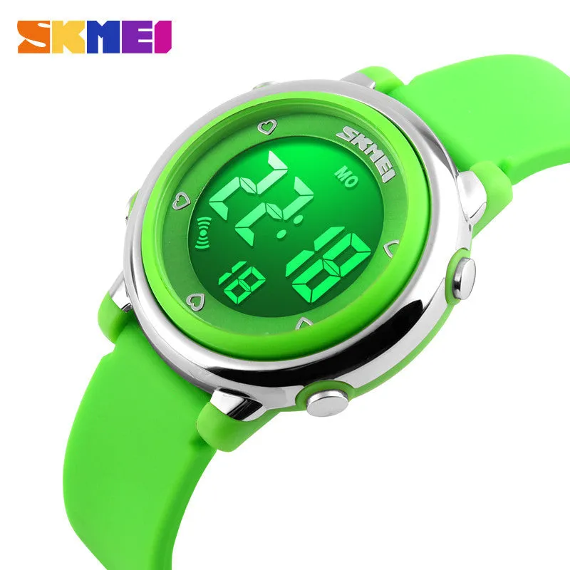 SKMEI Children LED Digital Watch Sports Watches Kids Cartoon Jelly Waterproof Children's Dress Wristwatches Relojes