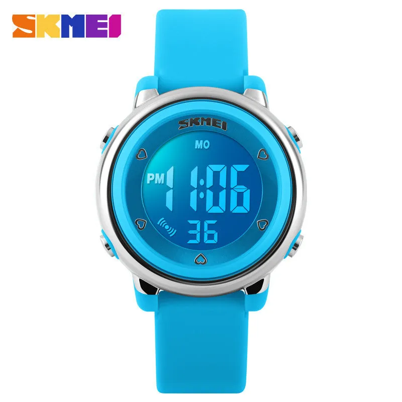 SKMEI Children LED Digital Watch Sports Watches Kids Cartoon Jelly Waterproof Children's Dress Wristwatches Relojes