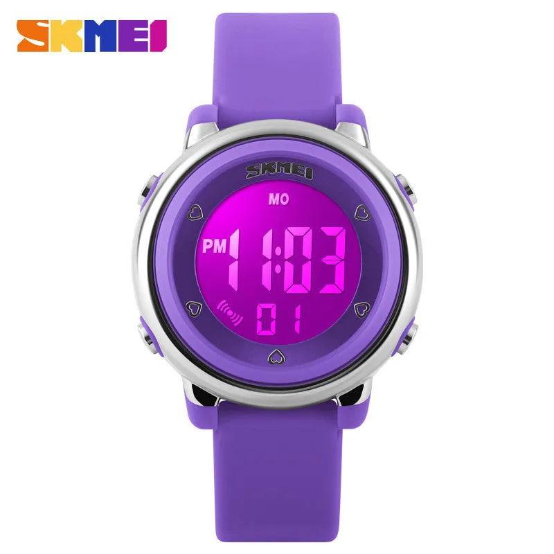 SKMEI Children LED Digital Watch Sports Watches Kids Cartoon Jelly Waterproof Children's Dress Wristwatches Relojes