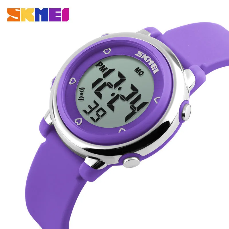 SKMEI Children LED Digital Watch Sports Watches Kids Cartoon Jelly Waterproof Children's Dress Wristwatches Relojes